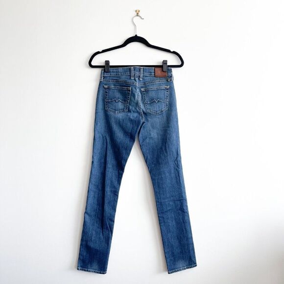 Lucky Brand Women's Jeans Swirl Sweet'N Straight Dragon Alley Blue Size 0 / 25 - Picture 2 of 12